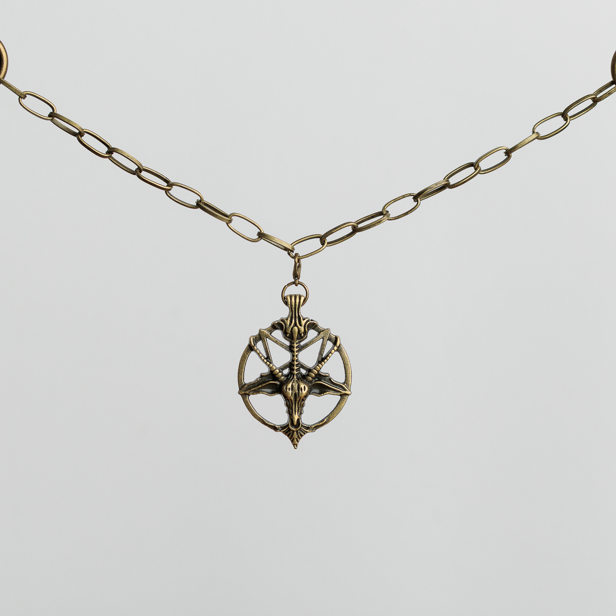 sigil of baphomet charm for dark Renaissance accessory