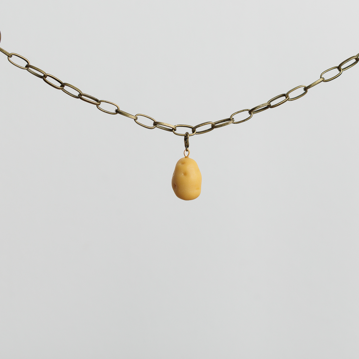 Tolkien-inspired potato charm for Hobbit cosplay