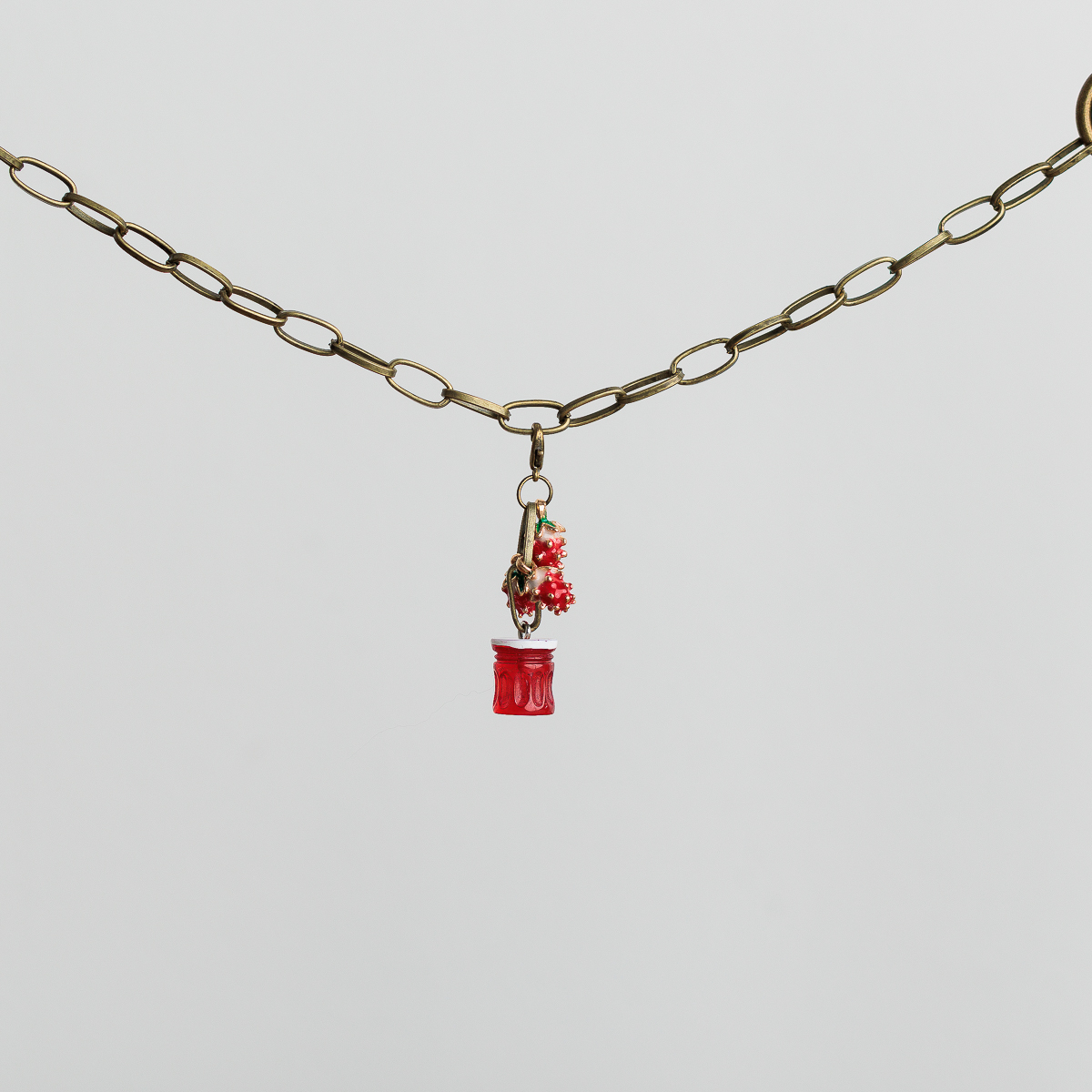 strawberry jam charm for strawberrycore outfits
