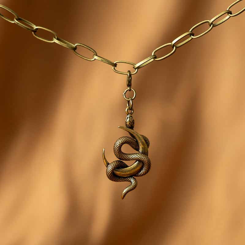 Snake & Crescent Moon